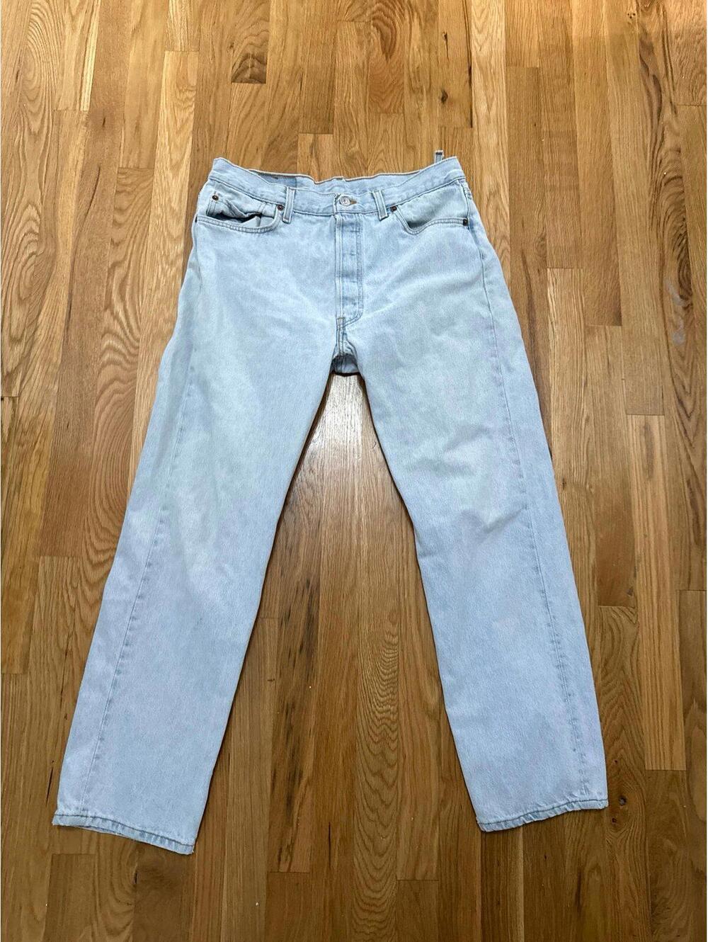 Levis Men’s 501 Button Fly Made in USA Jeans Size 36x30 Jeans